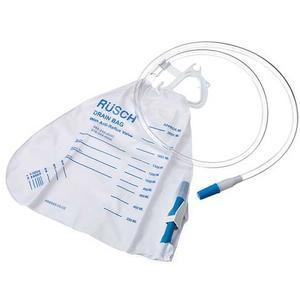 Image of Economy Urinary Drain Bag with Anti-Reflux Valve 2,000 mL