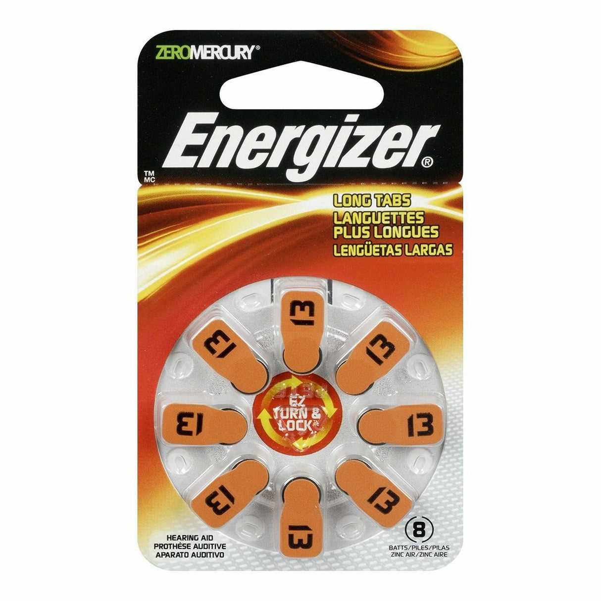 Image of Energizer® EZ Turn & Lock Hearing Aid Battery Size 13