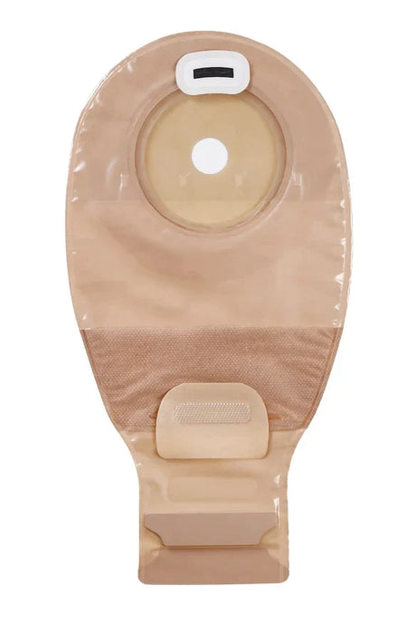 Image of Esteem + Extended Wear One-Piece Drainable Pouch with InvisiClose, Tan, Pre-Cut 1-1/4"