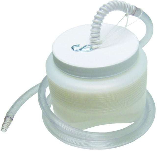 Image of Fecal Drainage Collection Bottle with 5 ft. Tubing 1 Gallon