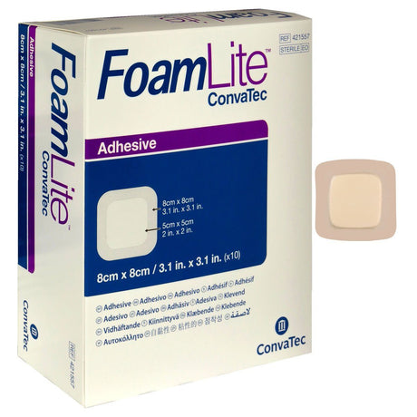 Image of FoamLite ConvaTec Adhesive Foam Dressing