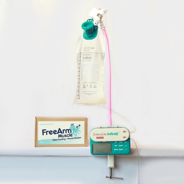 Image of FreeArm Muscle Tube Feeding and Infusion Holder, Pink