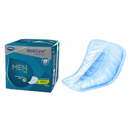 Image of Hartmann-Conco MoliCare® Premium Incontinence Pad, Men, 406mL Absorbency, 3 Drops