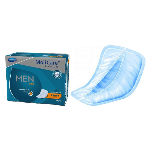 Image of Hartmann-Conco MoliCare® Premium Incontinence Pad, Men, 852mL Absorbency, 5 Drops