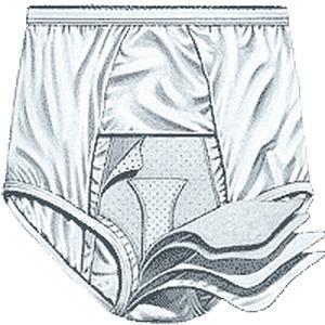 Image of HealthDri Men's Moderate Reusable Cotton Briefs Large