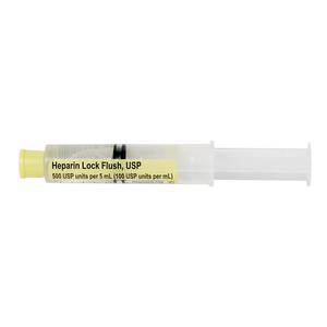 Image of Heparin 5 mL in 10 mL Syringe 100U/mL