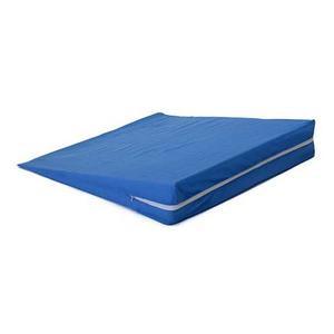 Image of Hermell Products Foam Slant Wedge 21" L x 21" W x 3-7/8" D W/Blue Cover, Polycotton, Polyurethane Foam