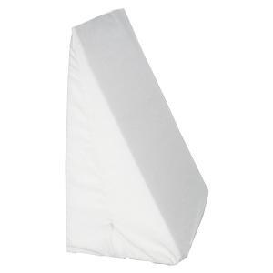 Image of Hermell Products Foam Slant Wedge W/White Zip Cover 23" L x 21" W x 9" D, Polycotton, Polyurethane Foam