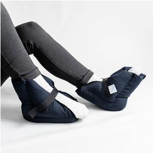 Image of Hermell Products Heel Pillows Blue, Adjustable Hook and Loop Closure, One Size Fits All