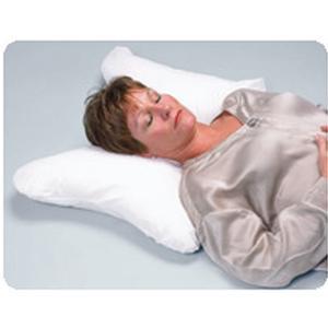 Image of Hermell Products Inc Butterfly Pillow with White Polycotton Cover, 22" x 18", 100% Polyester Fibers, Machine Washable