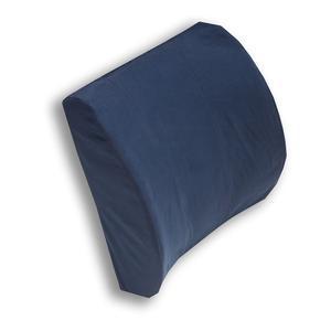 Image of Hermell Standard Lumbar Cushion, Navy Fabric Cover, 15" x 13.5"