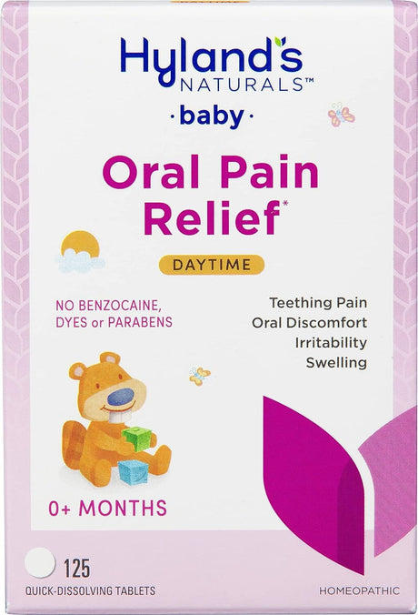 Image of Hyland's Baby Oral Pain Relief Tablets, 125 ct