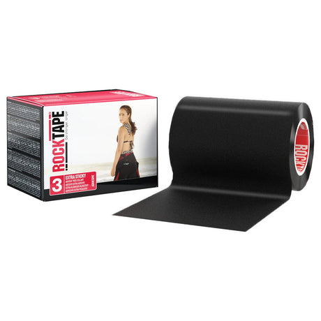 Image of Implus RockTape H2O Kinesiology Tape, Mini Big Daddy, 4" x 16.4' Roll, Medical, Black