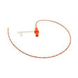 Image of Indwelling Medium Silicone Enteral Feeding Tube with Radiopaque Orange Stripe 8 Fr 24"