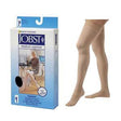 Image of JOBST Opaque Thigh-High with Silicone Border, 30-40, Closed Toe, Honey, X-Large