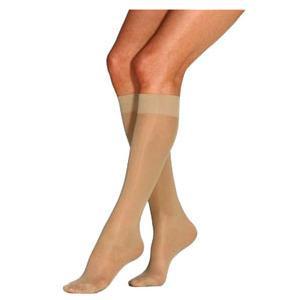 Image of Jobst Ultrasheer Knee-High, 20-30 mmHg, Open Toe, Petite, Medium, Natural