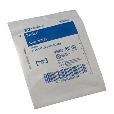 Image of Kerlix Sterile Super Sponge Medium 6" x 6-3/4"