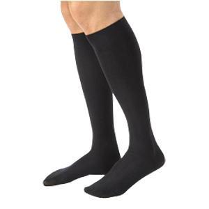 Image of Knee-High Men's CasualWear Compression Socks Medium, Black