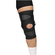 Image of Leader Neoprene Hinged Knee Support, Black, Medium