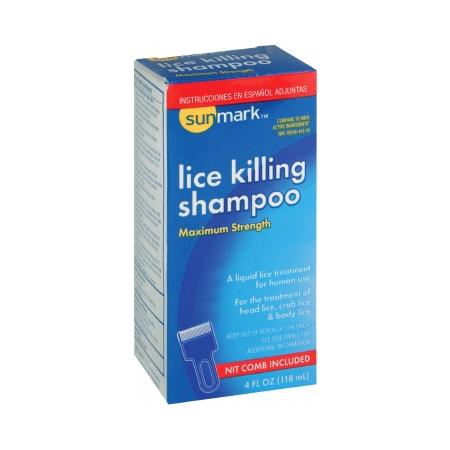 Image of Lice Shampoo sunmark® 4 oz. Bottle Scented LICE TREAT, SHAM 4-0.33% 4OZ