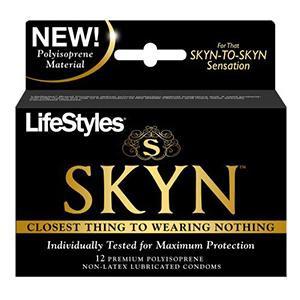 Image of LifeStyles Skyn Polyisoprene (Non-Latex Lubricated) Condoms (12 Count)