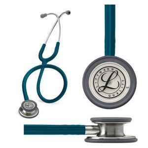 Image of Littmann Classic III Stethoscope, Caribbean Blue Tube, 27"