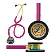 Image of Littmann Classic III Stethoscope, Rainbow-Finish, Raspberry Tube, 27"