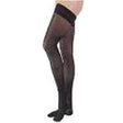 Image of Lrg Thigh-Hi, Black, Clsd Toe Ultrasheer, 30-40 mm