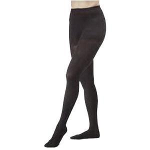 Image of Lrg Waist Hght, Black Clsd Toe, Ultrasheer, 30-40