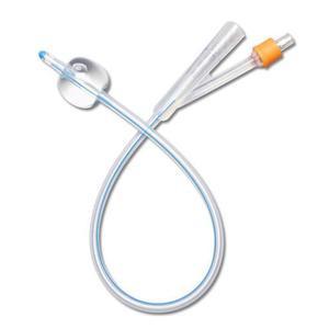 Image of Lubri-Sil 2-Way 100% Silicone Foley Catheter 24 Fr 5 cc