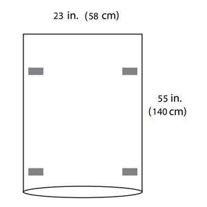 Image of Mayo Stand Cover, Reinforced Poly, 23"  55", Sterile