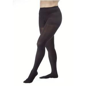 Image of Med Waist Hght, Black Clsd Toe, Ultrasheer, 30-40