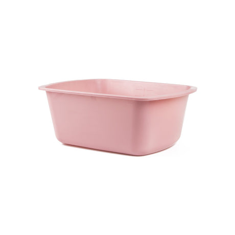 Image of Medegen Rectangular Wash Basin, 7 qt, Dusty Rose