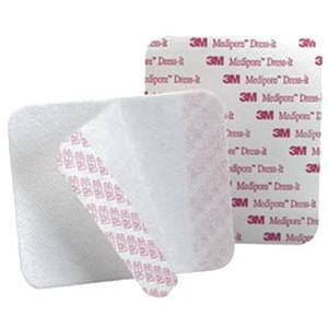 Image of Medipore Soft Cloth Pre-Cut Dressing Cover 5-7/8" x 5-7/8"