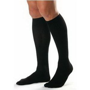 Image of Men's Knee-High Ribbed Compression Socks X-Large, Black