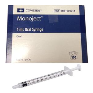 Image of Monoject™ Clear Oral Medication Syringes