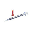 Image of Monoject Rigid Pack Insulin Syringe 28G x 1/2", 1 mL (100 count)