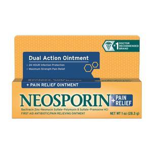 Image of Neosporin Antibiotic Ointment Plus Pain Relief, Maximum Strength, 1.0 oz.