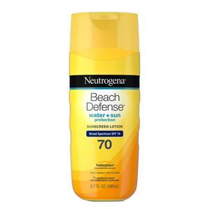 Image of Neutrogena Beach Defense Water Sunscreen Lotion SPF 70 6.7 fl oz