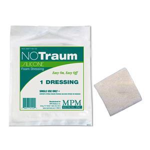 Image of NoTraum Extra Bordered Silicone Foam Dressing, 6" x 6"