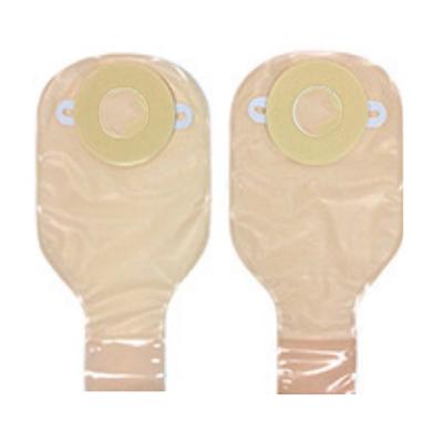 Image of Nu-Flex Adult Drain Pouch With Barrier Pre-Cut 2-1/8" Convex, Roll-Up Closure