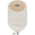 Image of Nu-Flex Adult Post-Op Oval Urine Pre-Cut Pouch, 3/4" X 1-1/2" Flutter Valve Deep Convex 24 oz.