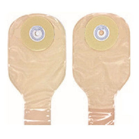 Image of Nu-Hope Nu-Flex™ Drainable Pouch, 1-1/2" x 1-3/4" Stoma, Post-Op, Roll-Up Closure, Convex, Trim-To-Fit, Flat, Round Opening, Adult