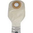 Image of Nu-Hope One-Piece Post-Op Pre-Cut Adult Drainable Pouch with Closure Clamp 1-1/4" Opening Round, 11" L x 5-3/4" W, 3-1/2" Adhesive Foam Pad, 24 oz, Odor-Proof