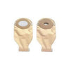 Image of Nu-Hope One-Piece Post-Op Trim-to-Fit Adult Drainable Pouch with Nu-Comfort™ Barrier and Closure Clamp 1-1/2" x 2-3/4" Inside Cutting Area Oval, 3-1/4" x 4-5/8" OD, 11" L x 5-3/4" W, Clear, 1/2" Starter Hole, 24 Oz, Adhesive Foam Pad