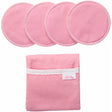 Image of NuAngel Pink "Flip and Go" Nursing Pad Case 4 Pads