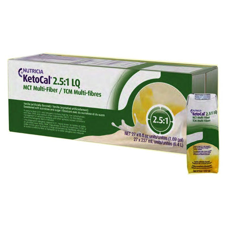 Image of Nutricia KetoCal® 2.5:1 Liquid Ketogenic Formula, 8 oz, Vanilla