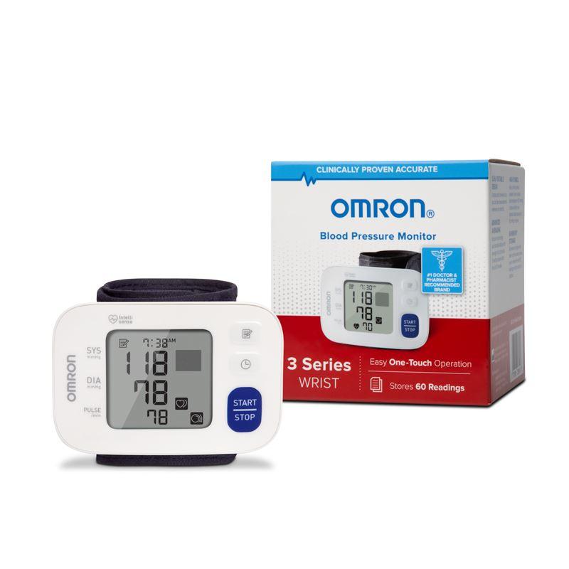 Image of Omron 3 Series® Wireless Wrist Blood Pressure Monitor