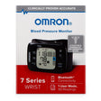 Image of Omron 7 Series® Wireless Wrist Blood Pressure Monitor, 3.6'' x 0.5'' x 2.5''