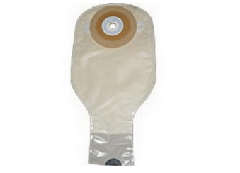 Image of One-Piece Post-Op Adult Drainable Pouch Precut Convex 1" Round Roll-Up